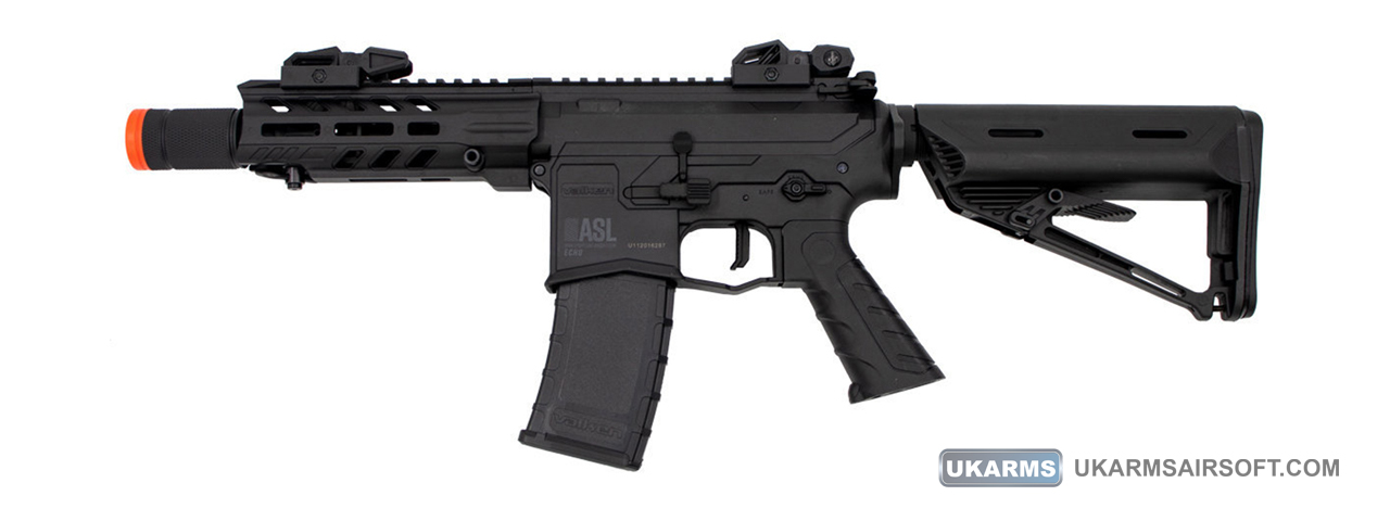 Valken ASL Echo Series Polymer Airsoft M4 AEG Rifle (Color: Black) - Click Image to Close