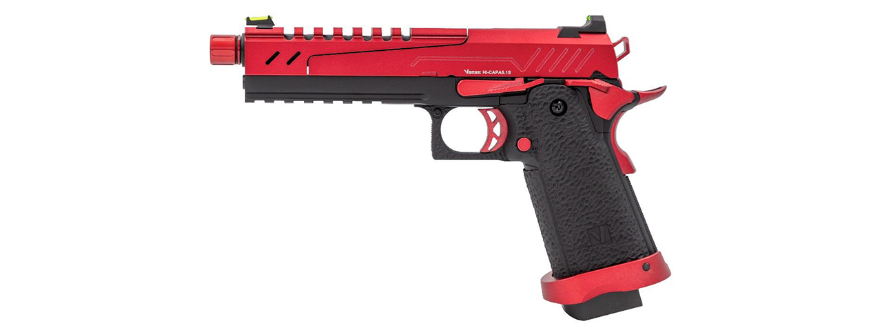 Vorsk Airsoft 5.1 Split Slide Hi Capa - Red & Black - Click Image to Close