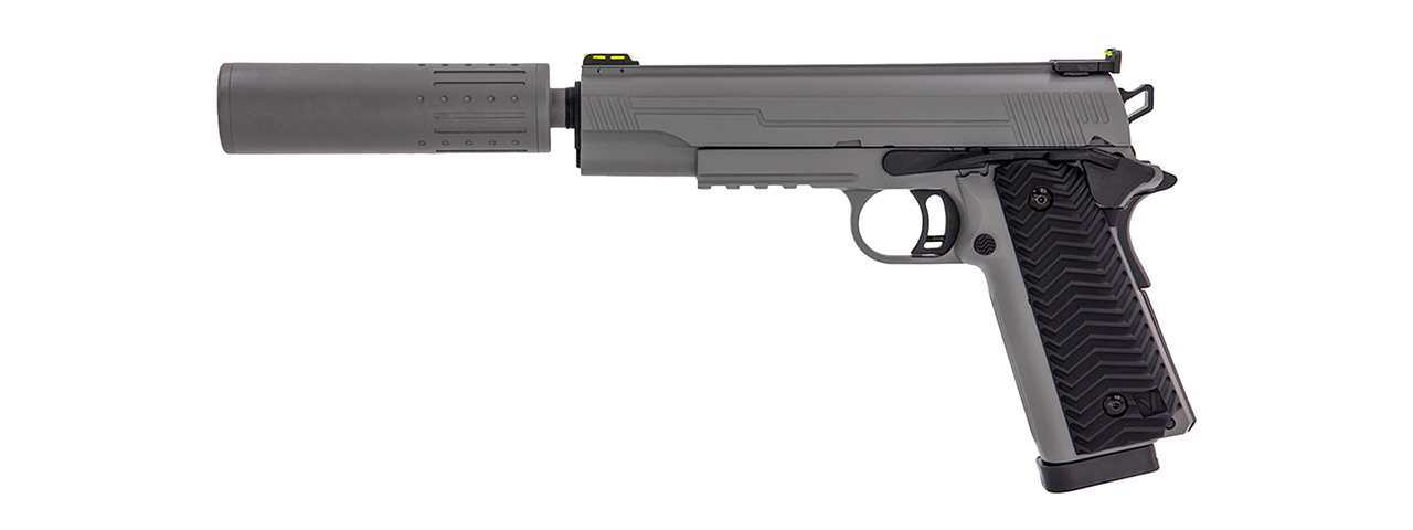 Vorsk Airsoft VX-14 GBB Pistol - Grey - Click Image to Close