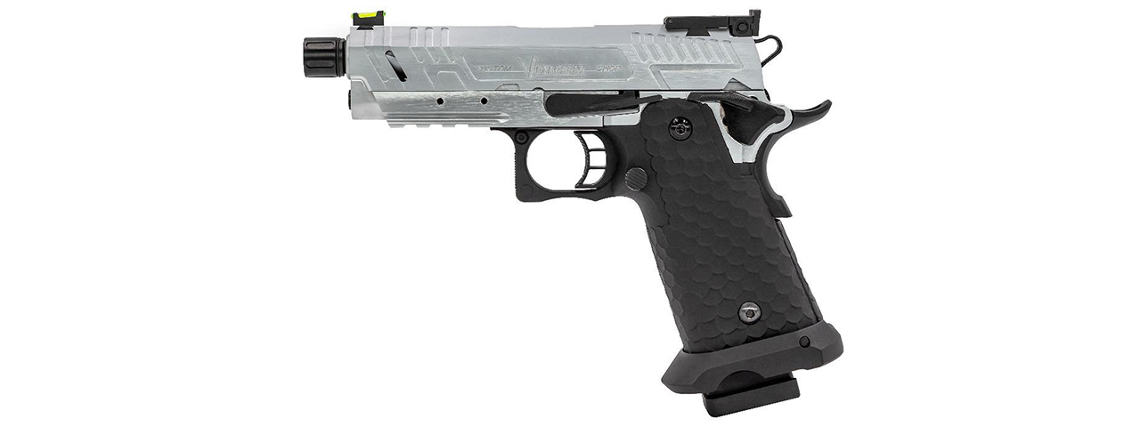 Vorsk Airsoft CS Compact Vengeance 3.8 Hi Capa - Silver/Black - Click Image to Close