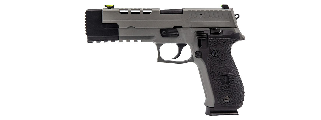 Vorsk Airsoft VP26X Gas Blowback Pistol - Grey - Click Image to Close