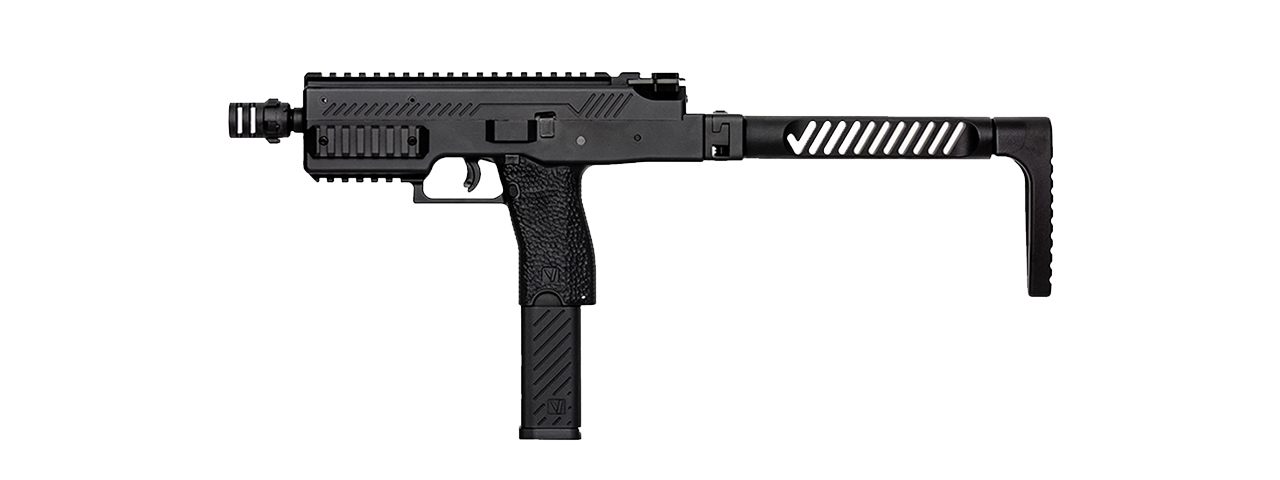 Vorsk Airsoft VMP-1 Gas Blowback SMG - (Black) - Click Image to Close