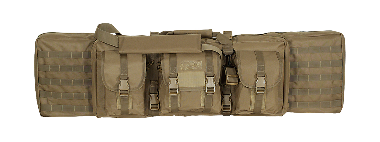 Voodoo Tactical 46" Padded Weapons Case (Coyote Brown) - Click Image to Close