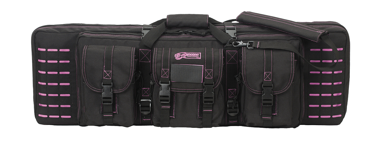 Voodoo Tactical 36" Padded Weapons Case (Black/Purple) - Click Image to Close