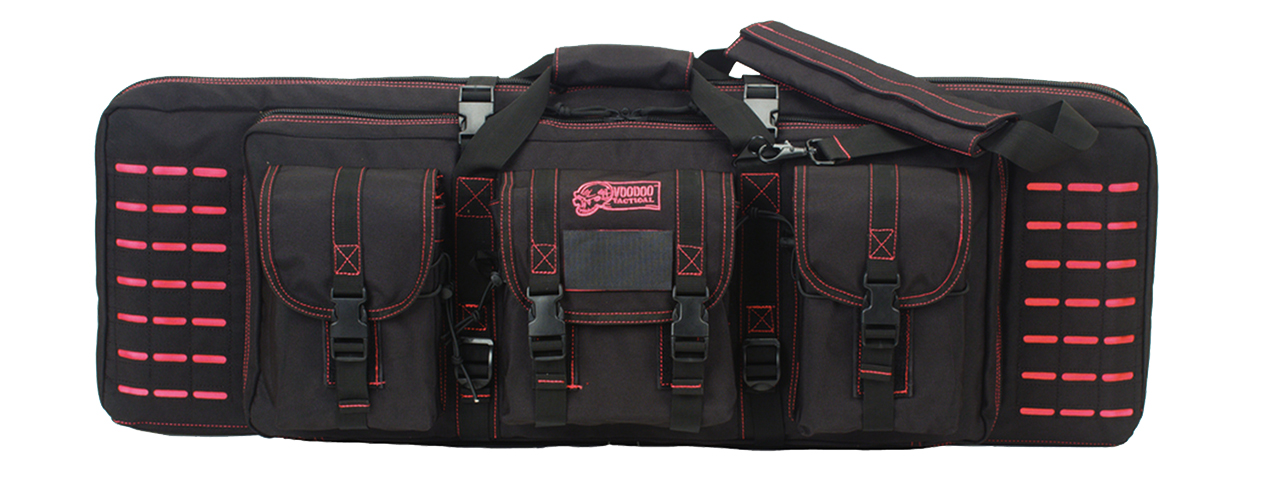 Voodoo Tactical 36" Padded Weapons Case (Black/Pink) - Click Image to Close