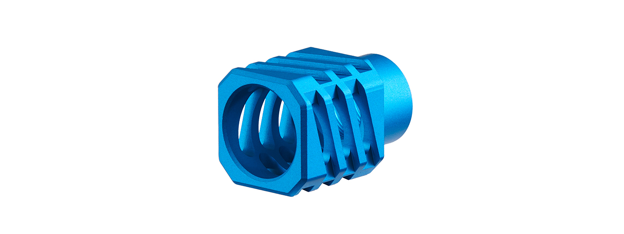 Zion Arms Skeletonized Flash Hider (Blue) - Click Image to Close