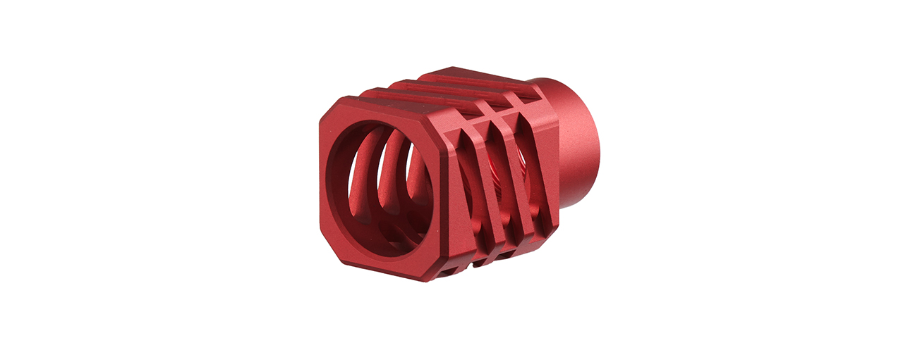 Zion Arms Skeletonized Flash Hider (Red) - Click Image to Close