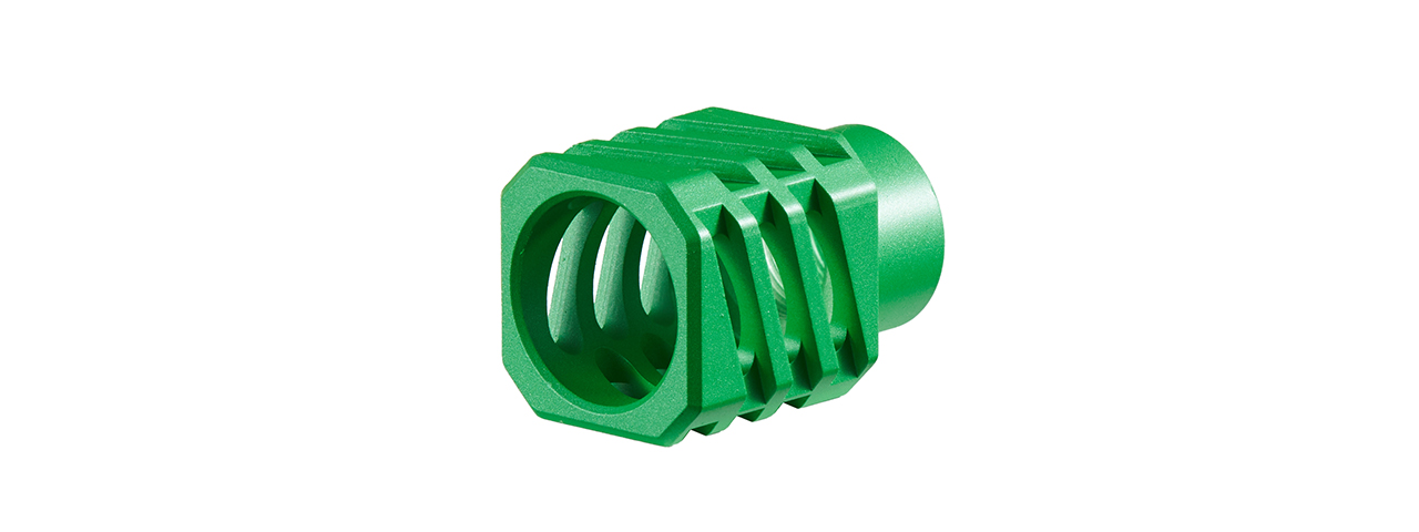 Zion Arms Skeletonized Flash Hider (Green) - Click Image to Close