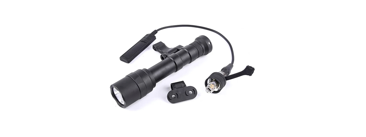 Atlas Custom Works M640U Scout Light PRO Rail Mount LED Flashlight - (Black) - Click Image to Close