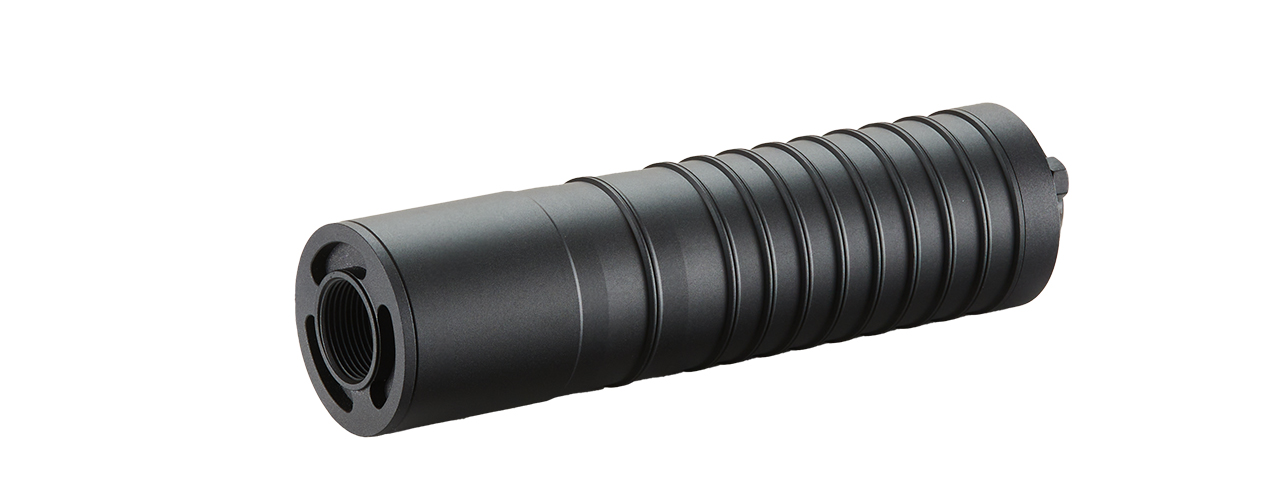 Atlas Custom Works DTKP Style Hexagon Type 2 Mock Suppressor - (Black) - Click Image to Close