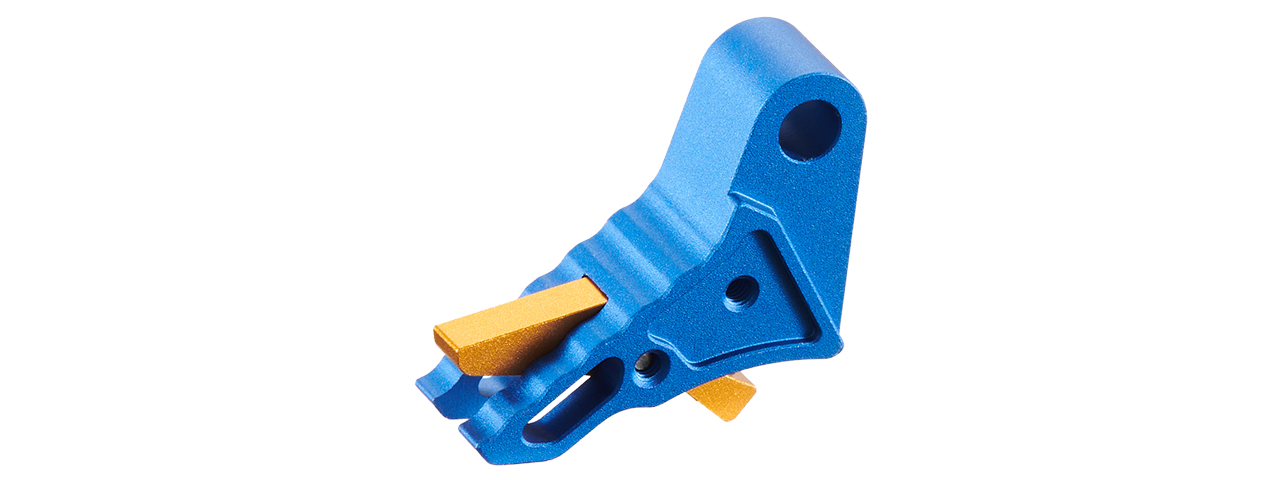 Atlas Custom Works Velocity Competition CNC Trigger for TM AAP-01 G Series GBBP - (Blue) - Click Image to Close