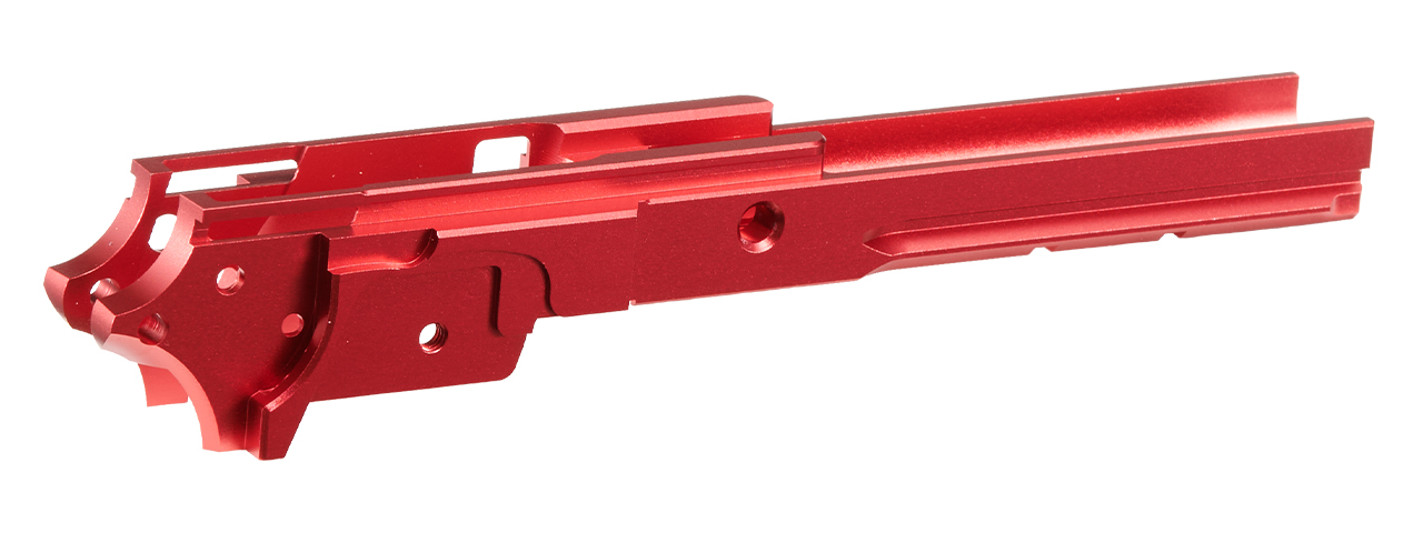 Atlas Custom Works Tokyo Marui Hi Capa No Marking Type 2 GBB 4.3 Aluminum Frame - (Red) - Click Image to Close