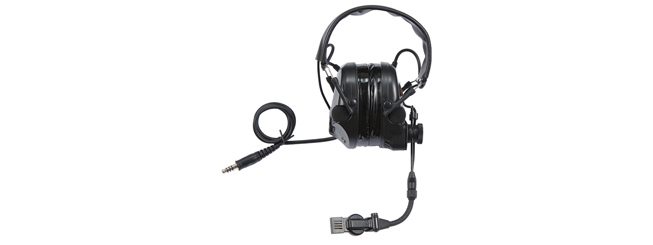 TAC-SKY TCI Liberator Tactical Noise Reduction Headset - (Black) - Click Image to Close