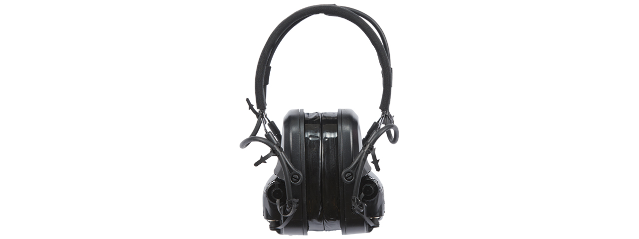 Atlas Custom Works AMP Tactical Headset Noise Canceling Headphones - (Black) - Click Image to Close