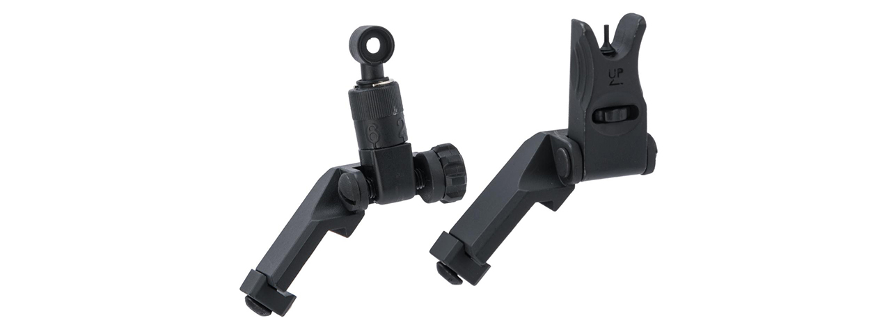 ARES 45 Degree Offset Flip-up Sight Set - (Type B) - Click Image to Close