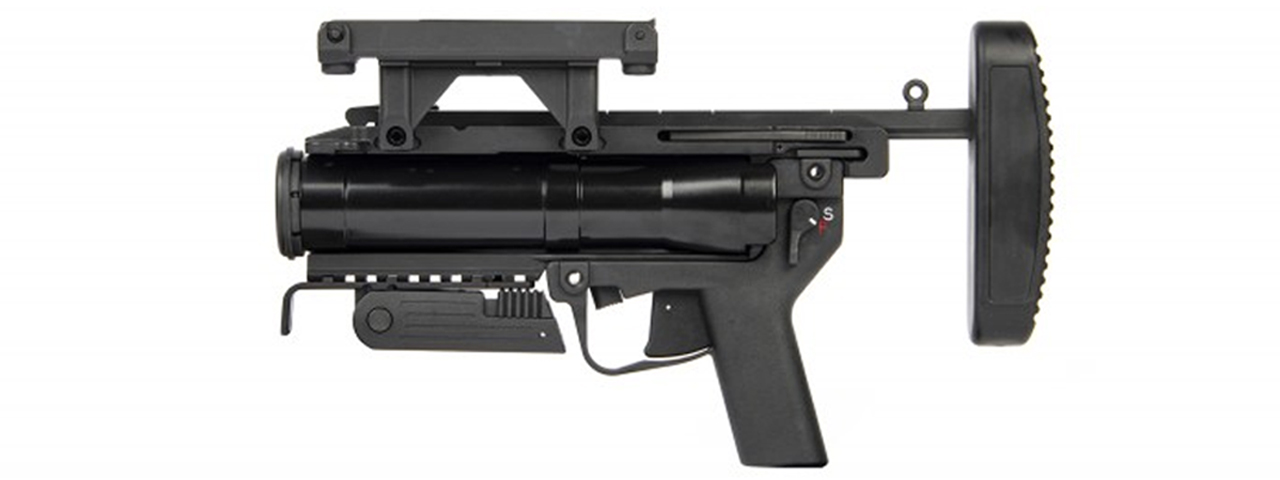 ARES M320 40mm Airsoft Grenade Launcher - (Black) - Click Image to Close