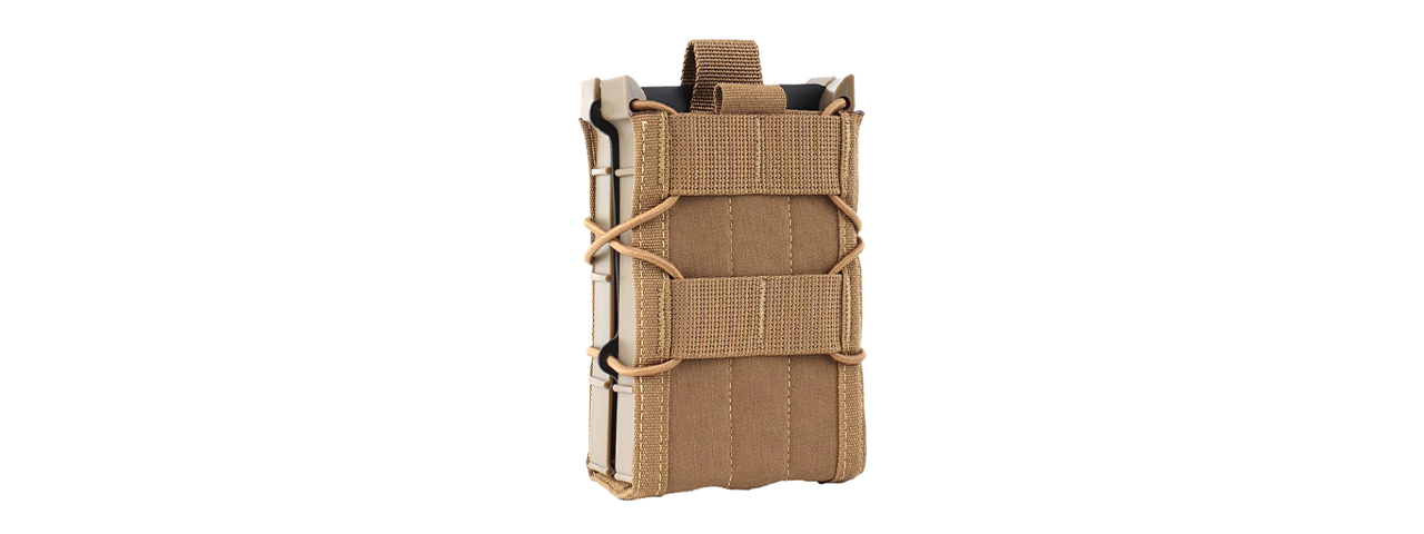 Tiger Type Double Magazine Pouch - (Tan) - Click Image to Close