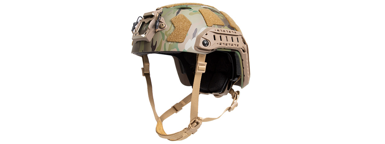 FMA Fast SF Right Angle Vent Helmet - (Camo/L) - Click Image to Close