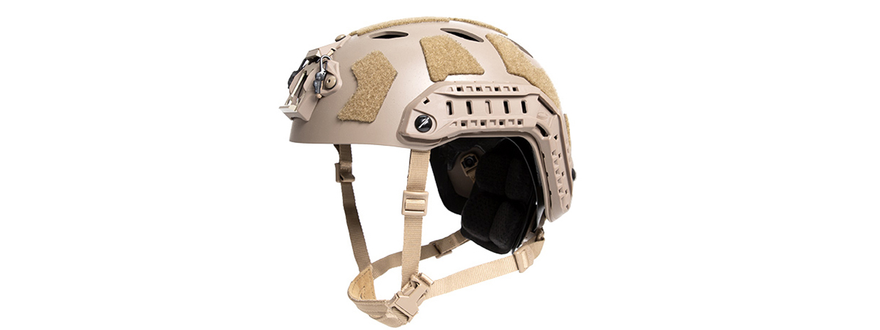 FMA Fast SF Right Angle Vent Helmet - (Tan/L) - Click Image to Close