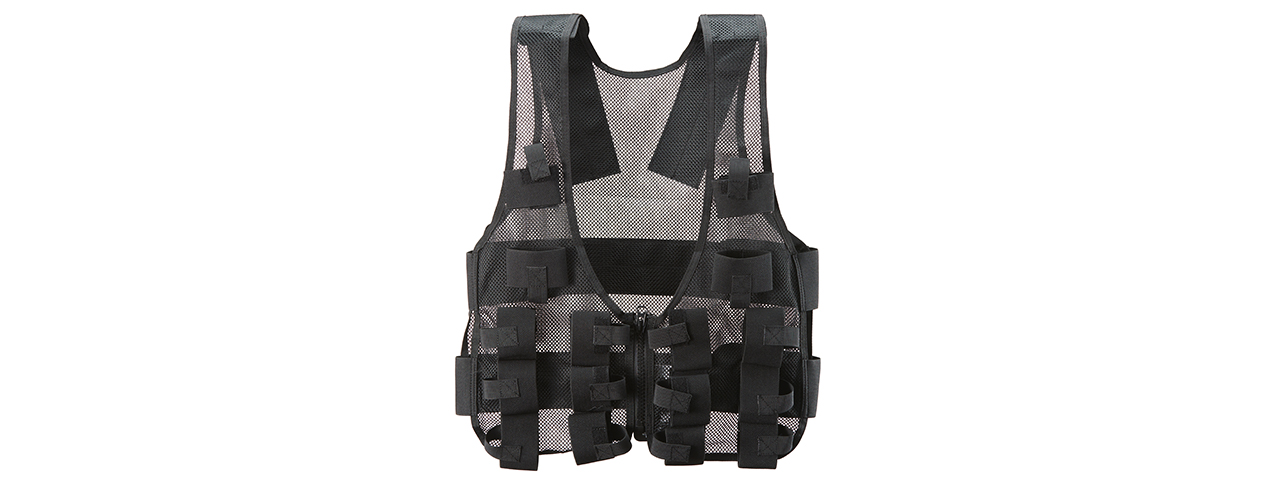 The "HEAT" Tactical Suit Magazine Carrier Vest - (Black) - Click Image to Close