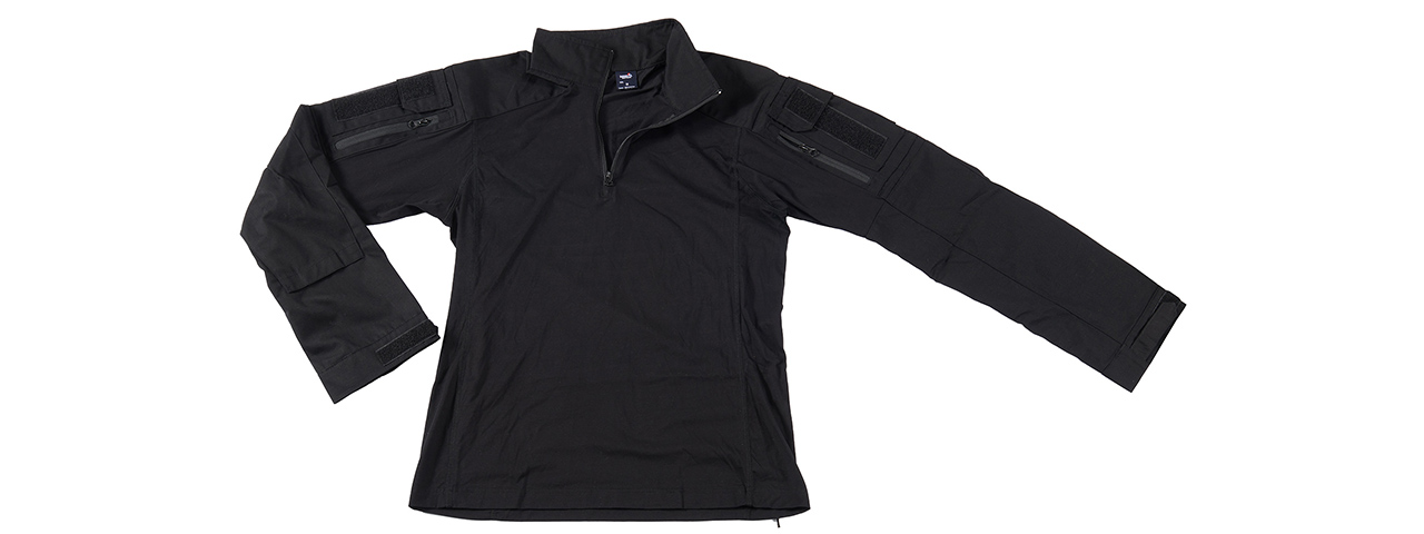 Lancer Tactical Gen4 Combat BDU XXL Airsoft Shirt - (Black) - Click Image to Close