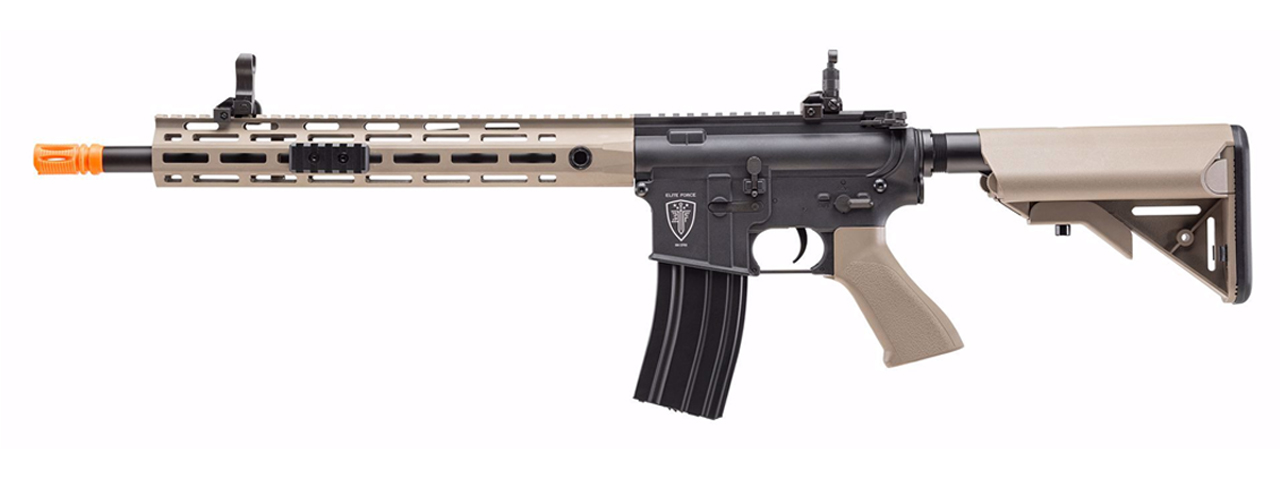 Elite Force CFRX M4 Airsoft AEG Rifle w/ Built-In Eye Trace Tracer Unit - (Tan) - Click Image to Close