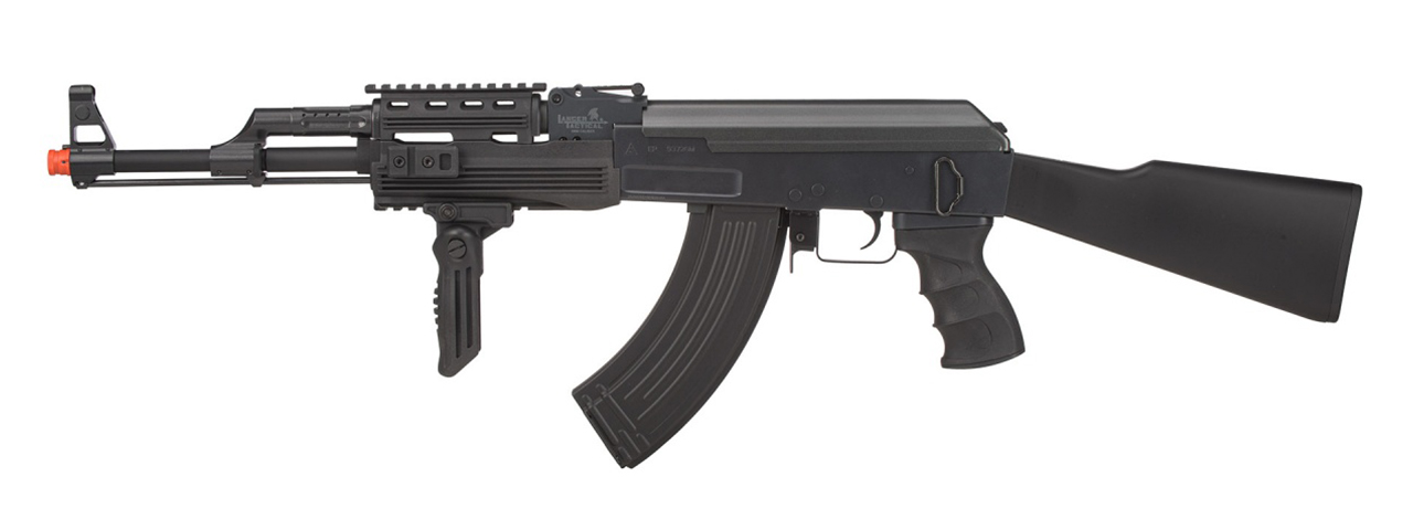 Lancer Tactical Airsoft AK-47M-G2 RIS AEG Rifle w/ Battery and Charger - Click Image to Close