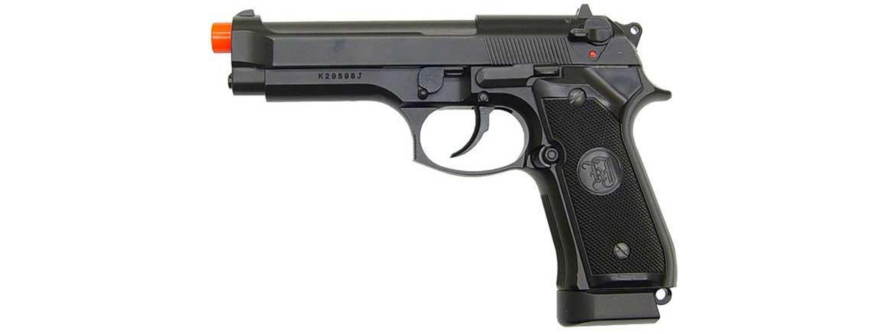 KJW Full Metal M9 Government Airsoft CO2 Gas Blowback Pistol - Click Image to Close