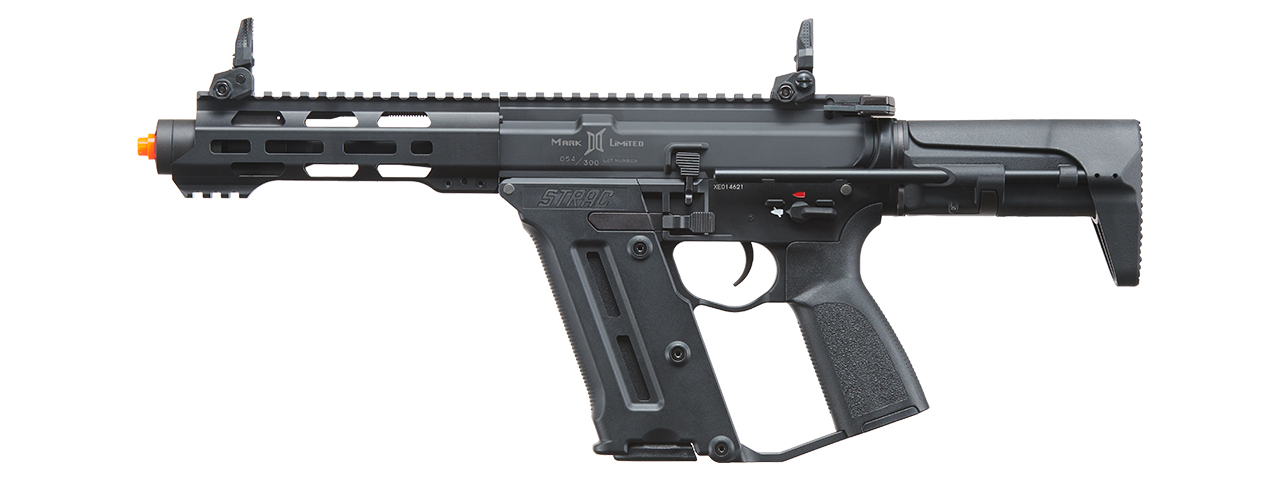 KSC STRAC TEG AEG Sub Machine Gun - (Black) - Click Image to Close