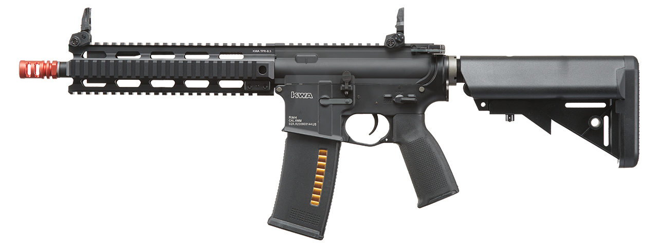 KWA AEG 3.0 Tactical Q10 Airsoft AEG Rifle w/ Kinetic Feedback System and Picatinny Quad Rail - (Black) - Click Image to Close