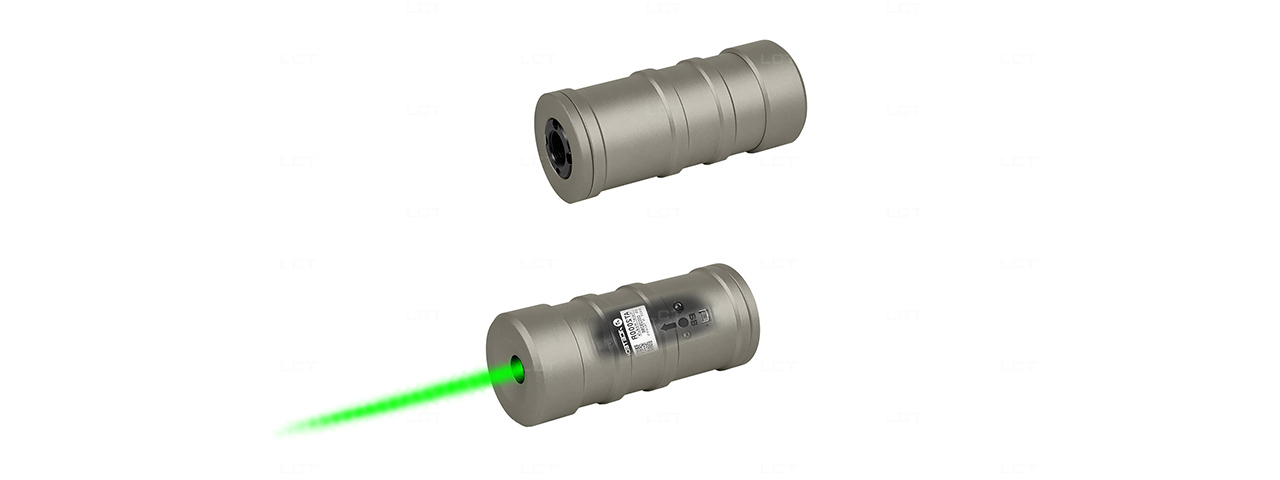 LCT ZDTK-19 PP-19-01 Silencer w/ Tracer- (Silver) - Click Image to Close
