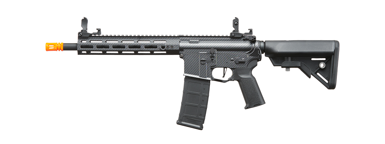 Lancer Tactical Gen 3 Hellion M-LOK 10" Airsoft M4 AEG (Black/Carbon) - Click Image to Close