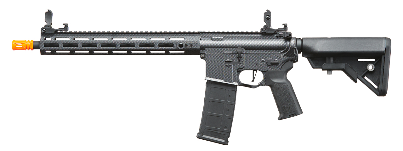 Lancer Tactical Gen 3 Hellion M-LOK 13" Airsoft M4 AEG (Black/Carbon) - Click Image to Close