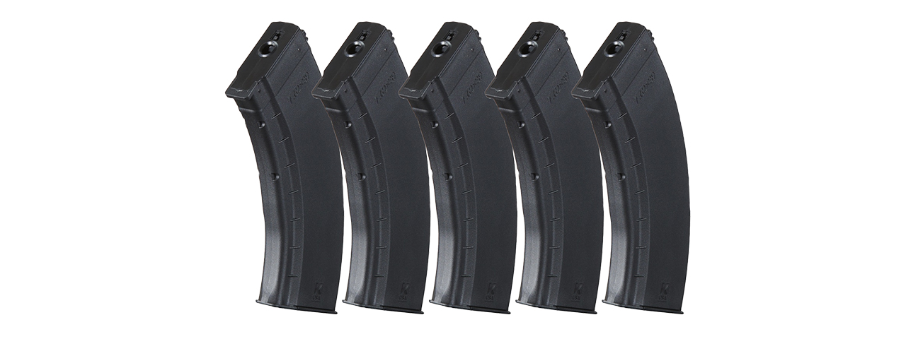 Lancer Tactical x Kalashnikov 140 Rd Mid Cap Magazine for KR-103/104 x 5 Pack - Click Image to Close