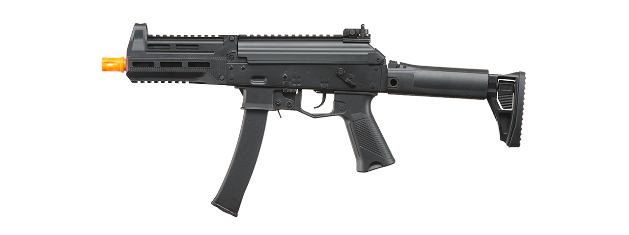 Lancer Tactical PP20 Airsoft SMG AEG Rifle (EBB) - (Full Metal/Black) - Click Image to Close