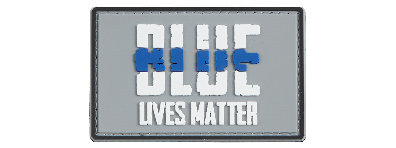 Blue Lives Matter PVC Patch - Click Image to Close