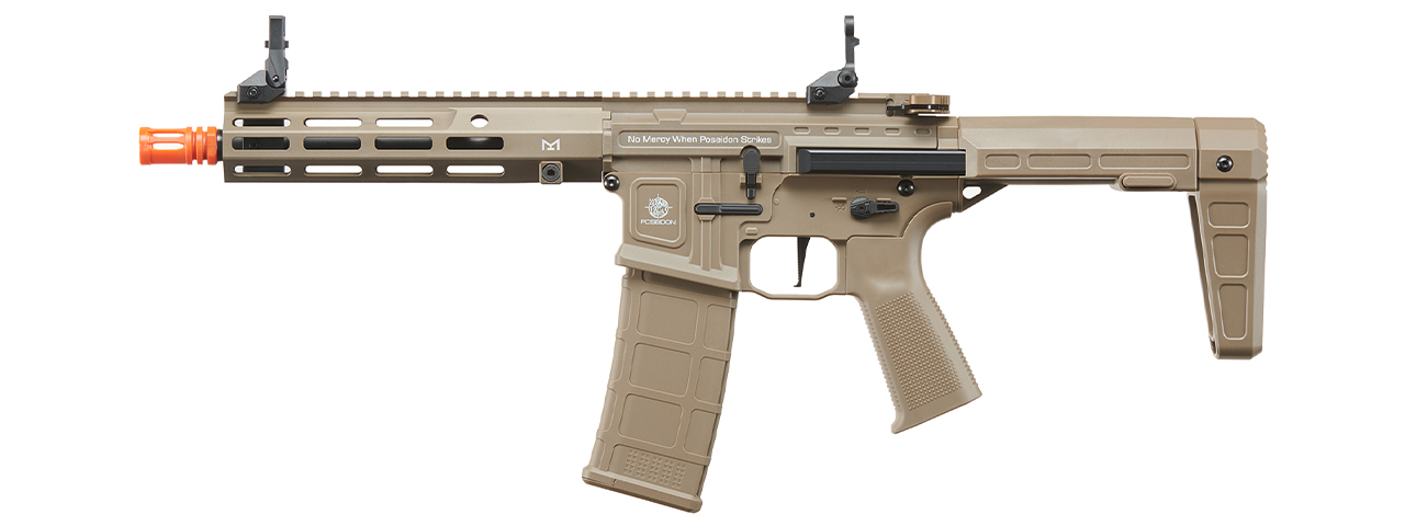 Poseidon Punisher 9" PDW AEGR Rifle w/ Medusa Mosfet - (Tan) - Click Image to Close