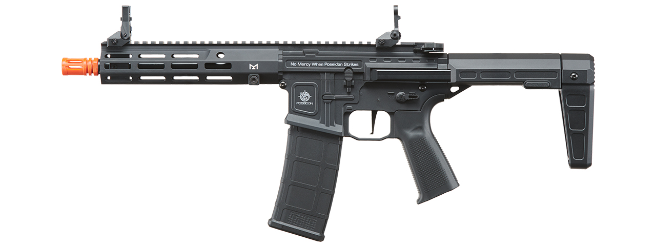 Poseidon Punisher 9" PDW AEGR Rifle w/ Trigger Switch - (Black) - Click Image to Close