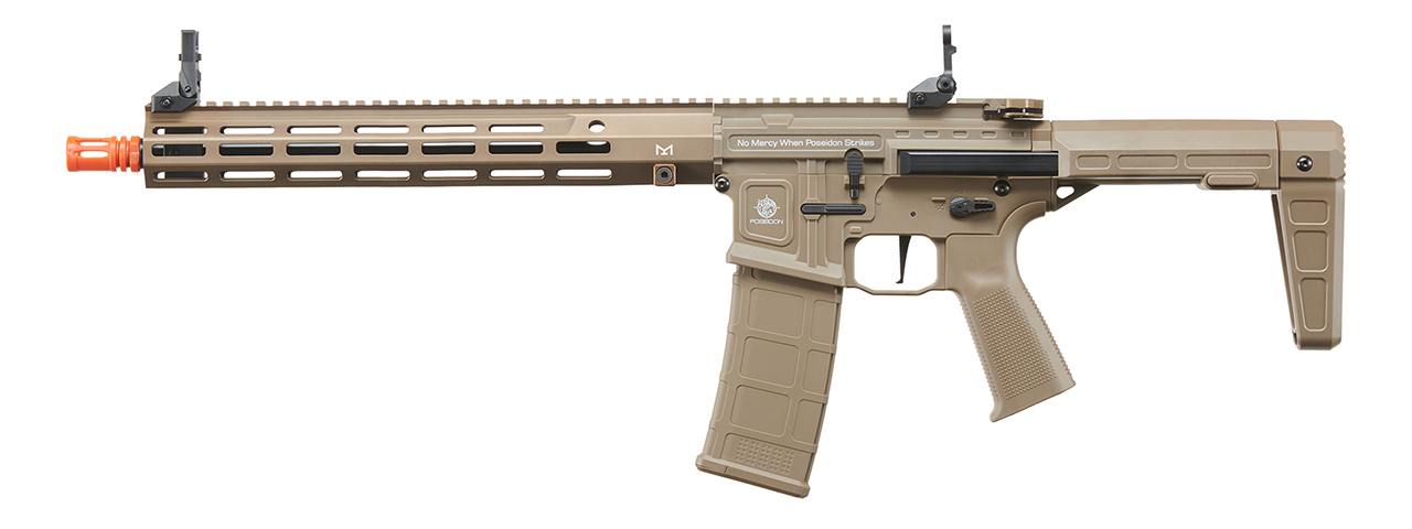 Poseidon Punisher 14" AEGR Rifle w/ Trigger Switch - (Tan) - Click Image to Close