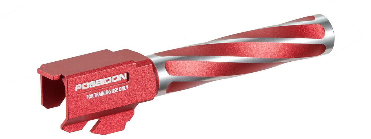 Poseidon Aluminum Tsunami Outer Barrel for GBBP - (Red) - Click Image to Close