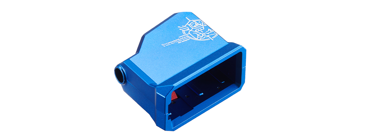 Poseidon Stormbreaka GBB M4 HPA Adapter For Glock - (Blue) - Click Image to Close