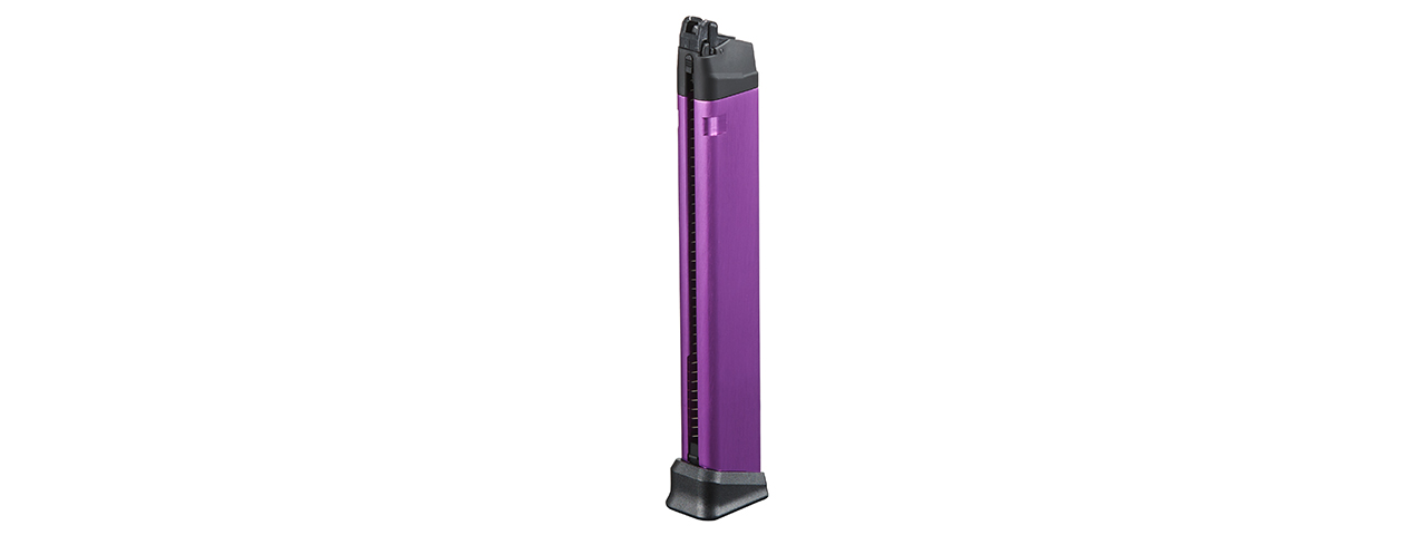 Poseidon 50 Round Green Gas Magazine for Orion GBBP - (Purple) - Click Image to Close