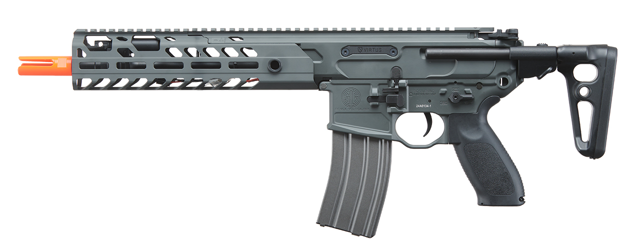 Sig Sauer PROFORCE MCX Virtus Airsoft AEG Rifle - (Dark Gray) - Click Image to Close