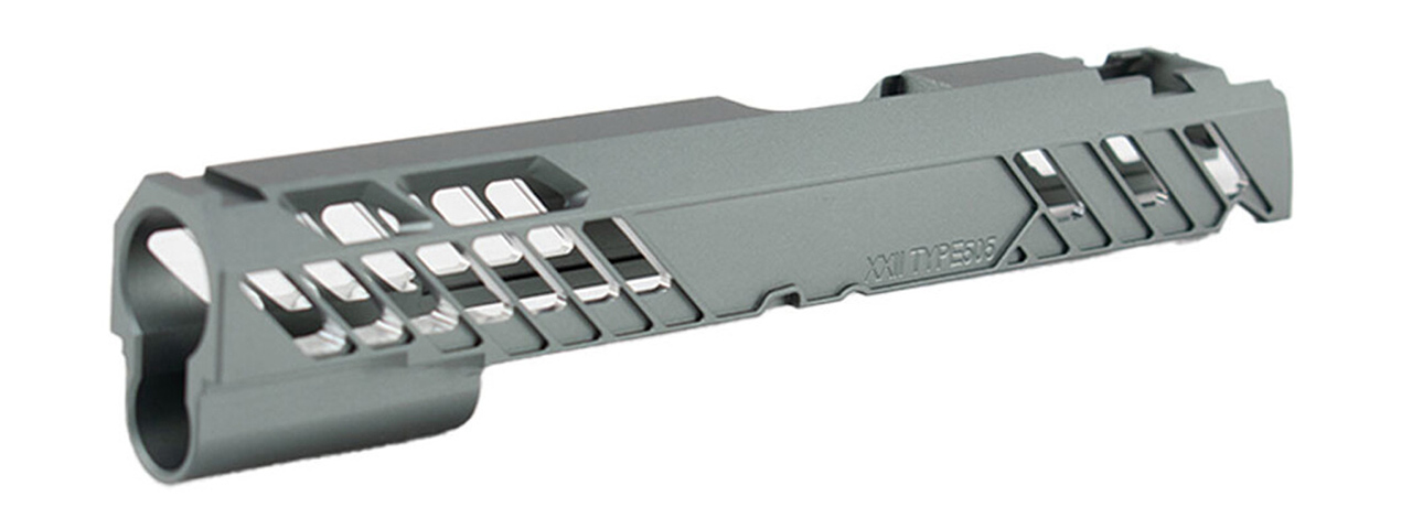 Dr. Black Aluminum Slide Type 505 for TM Hi-CAPA 5.1 GBB Pistols - (Gray) - Click Image to Close