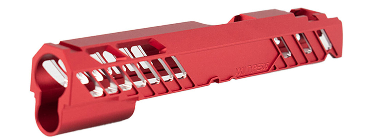 Dr. Black Aluminum Slide Type 505 for TM Hi-CAPA 5.1 GBB Pistols - (Red) - Click Image to Close