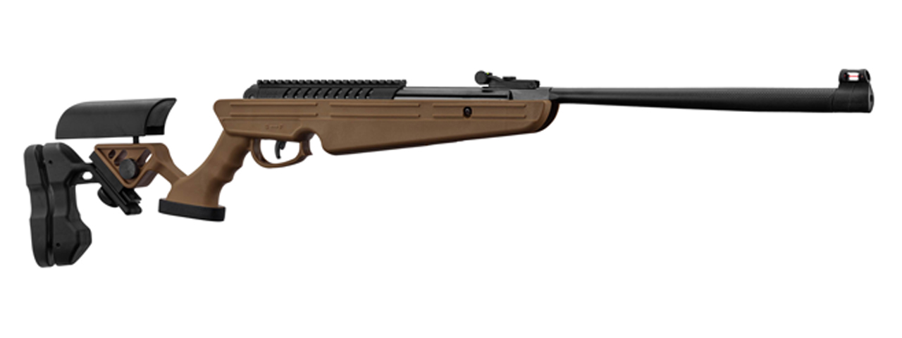 Black Ops Soul Quantico Break Barrel Air Rifle w/ 4x32 Scope - (Brown) - Click Image to Close