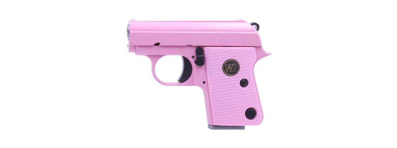 WE-Tech CT-25 Gas Blowback Airsoft Pocket Pistol - (Pink) - Click Image to Close