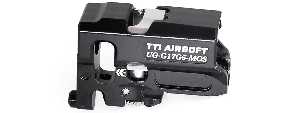 TTI Airsoft Infinity CNC TDC Hop Up Chamber for Umarex GHK G17 Gen5 MOS GBB Pistols - (Black) - Click Image to Close