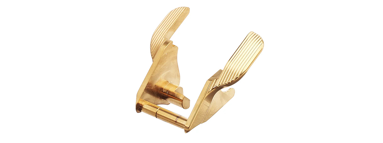 Atlas Custom Works Stainless Ambi Thumb Safety for Tokyo Marui Hi-Capa GBB Pistol - (Gold) - Click Image to Close