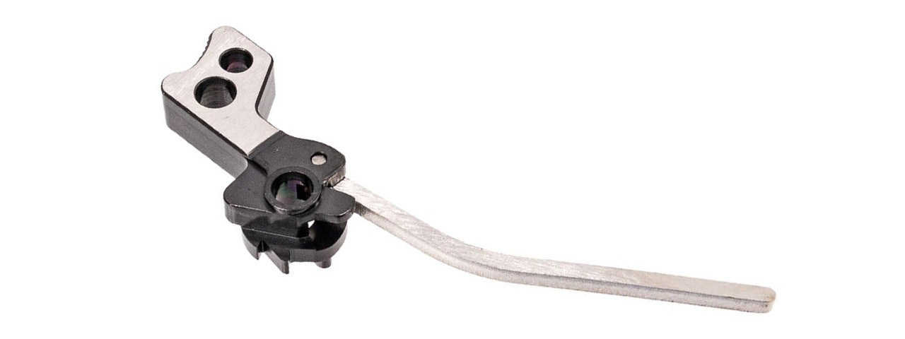 Atlas Custom Works Steel Hammer and Strut Set for Tokyo Marui Hi Capa GBBP Airsoft Pistols - (Silver) - Click Image to Close